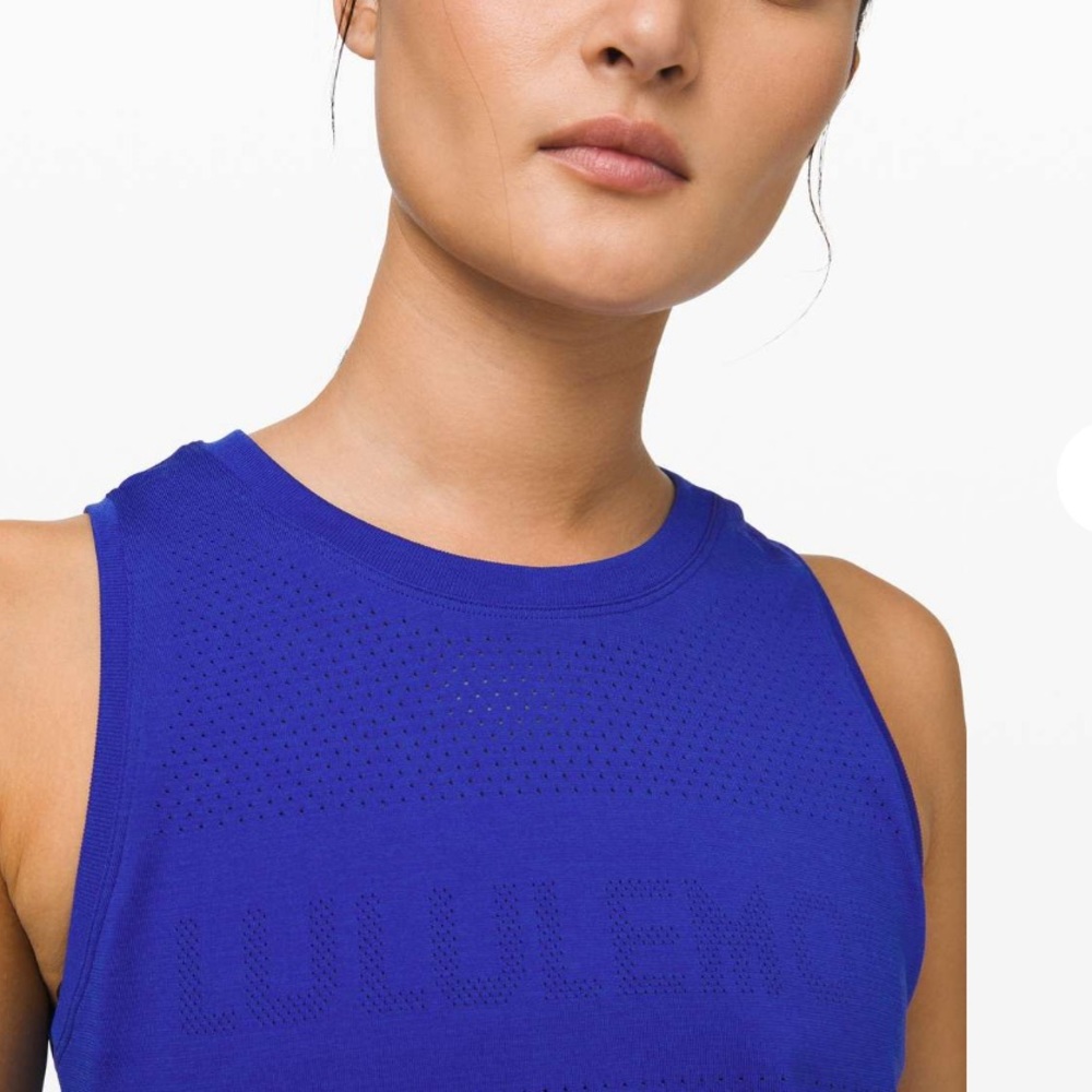 Lululemon Breeze By Muscle Cropped Tank